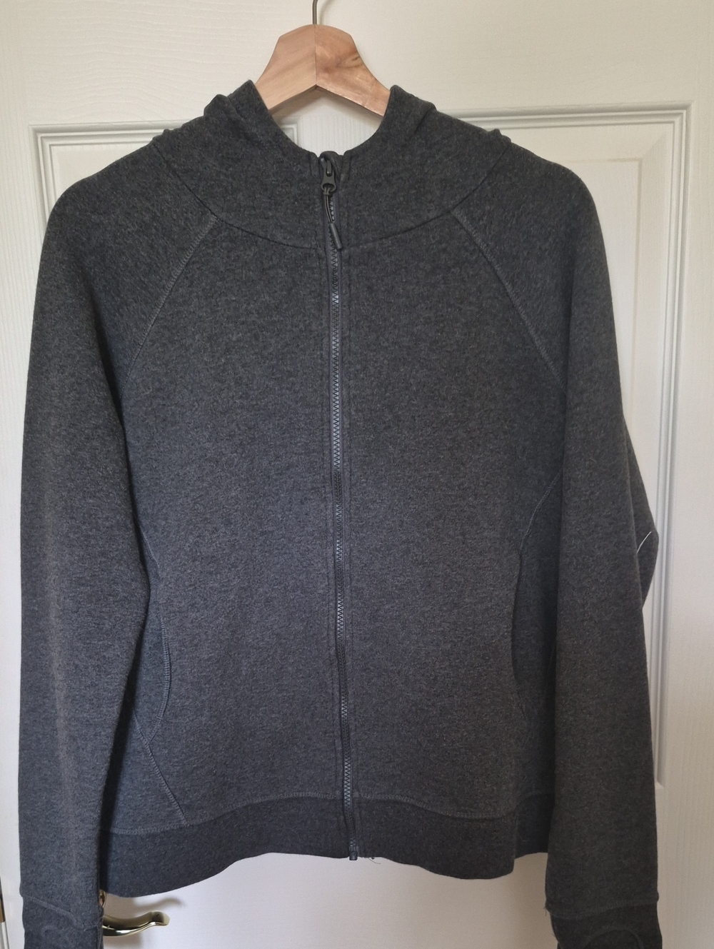 Lole Charcoal Zip-Up Hoodie Sweater- XLG